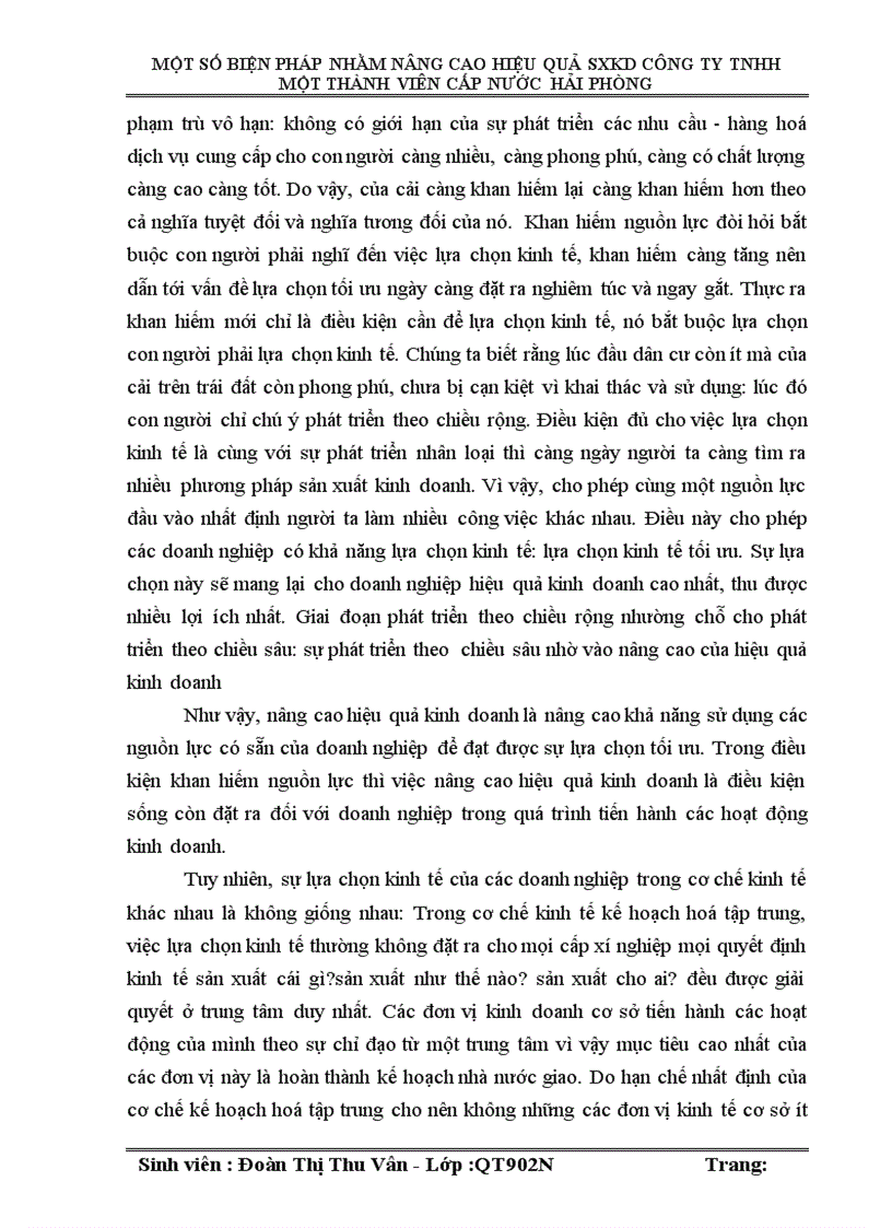 image for page Một số biện pháp nhằm nâng cao hiệu quả sản xuất kinh doanh tại công ty TNHH một thành viên Cấp Nước Hải Phòng
