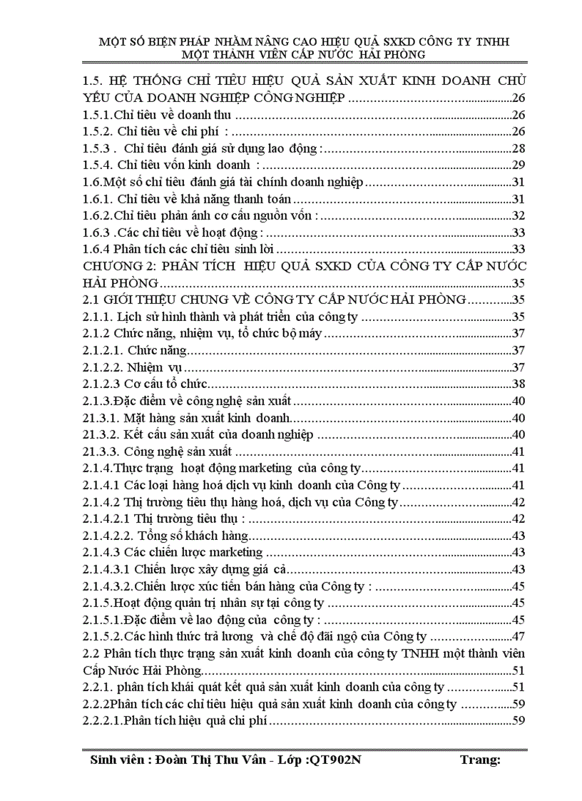 image for page Một số biện pháp nhằm nâng cao hiệu quả sản xuất kinh doanh tại công ty TNHH một thành viên Cấp Nước Hải Phòng