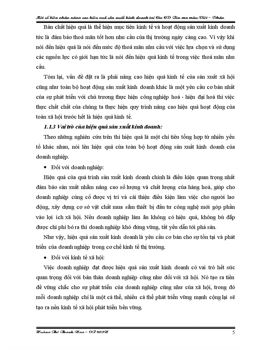 image for page Một số biện pháp nâng cao hiệu quả sản xuất kinh doanh tại công ty cổ phần tôn mạ màu Việt Pháp