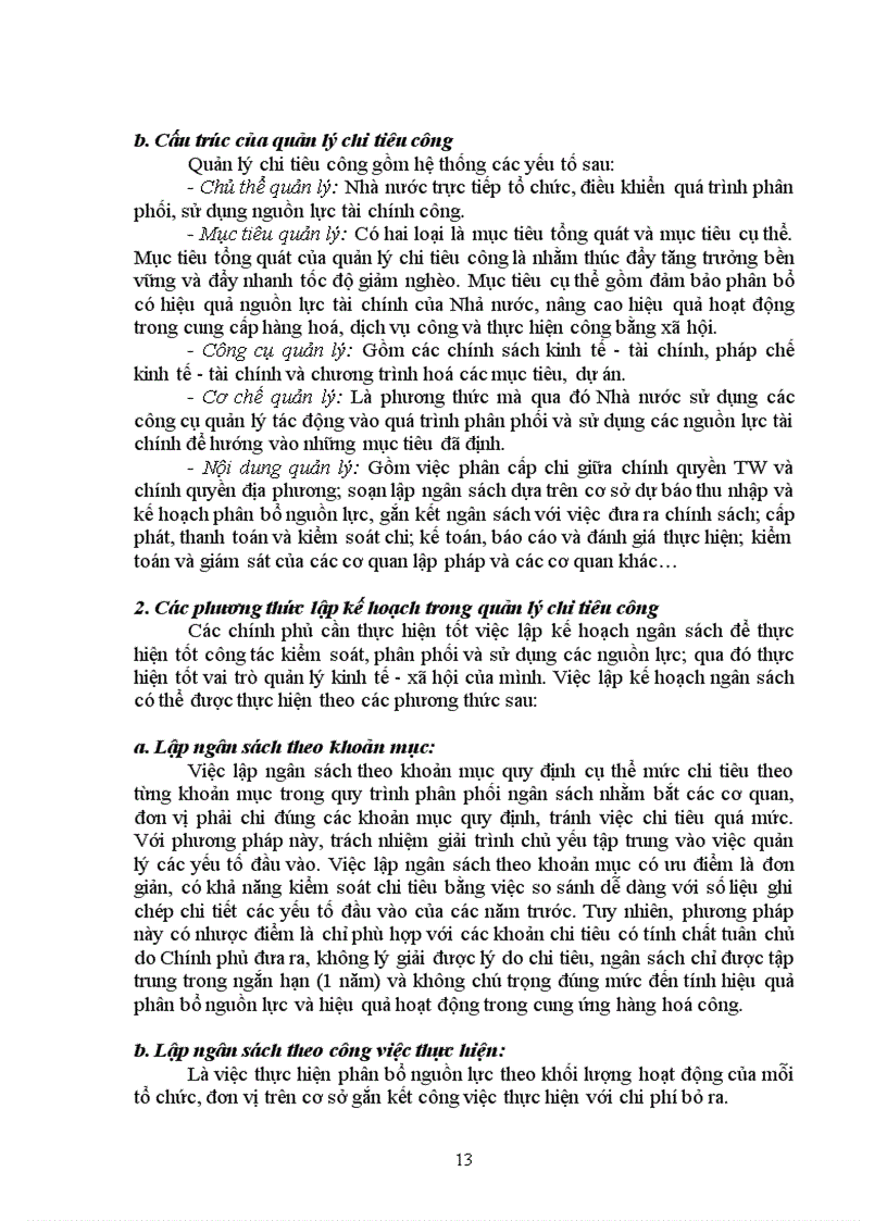 image for page Tiểu luận tài chính công Kiểm soát chi tiêu công và quản lý Ngân sách Nhà nước ở Việt Nam Thực trạng và giải pháp