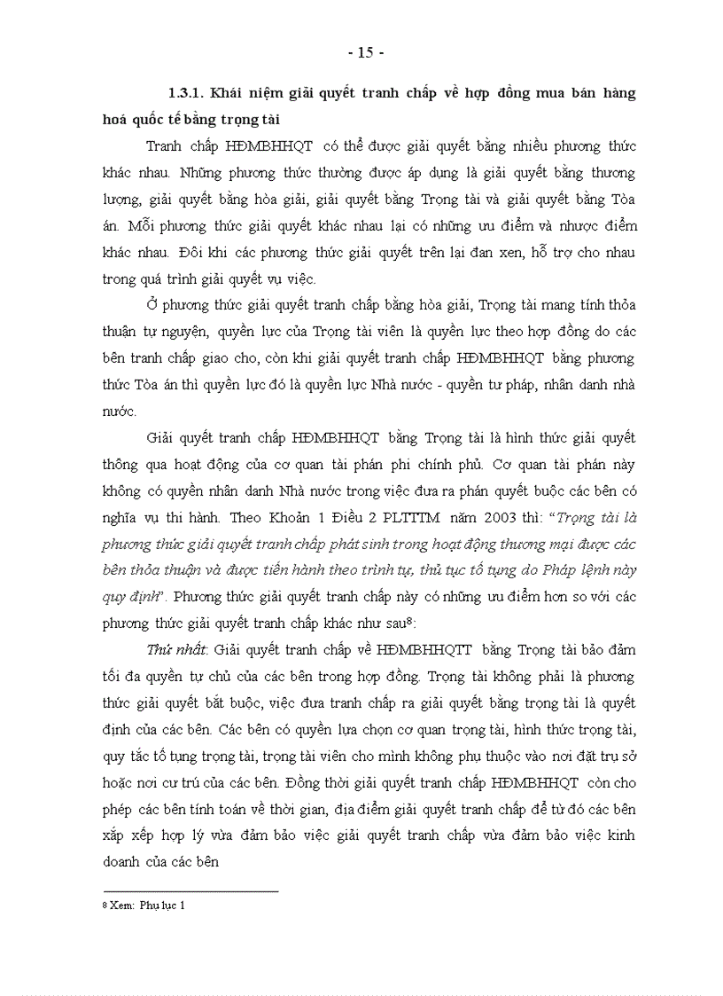 image for page Luận văn thạc sỹ Giải quyết tranh chấp về hợp đồng mua bán hàng hoá quốc tế bằng trọng tài ở Việt Nam