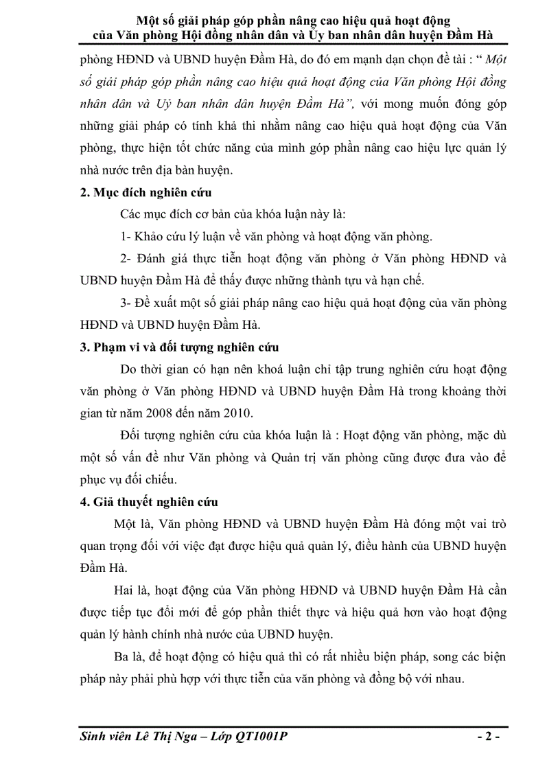image for page Một số giải pháp góp phần nâng cao hiệu quả hoạt động của Văn phòng Hội đồng nhân dân và Ủy ban nhân dân huyện Đầm Hà