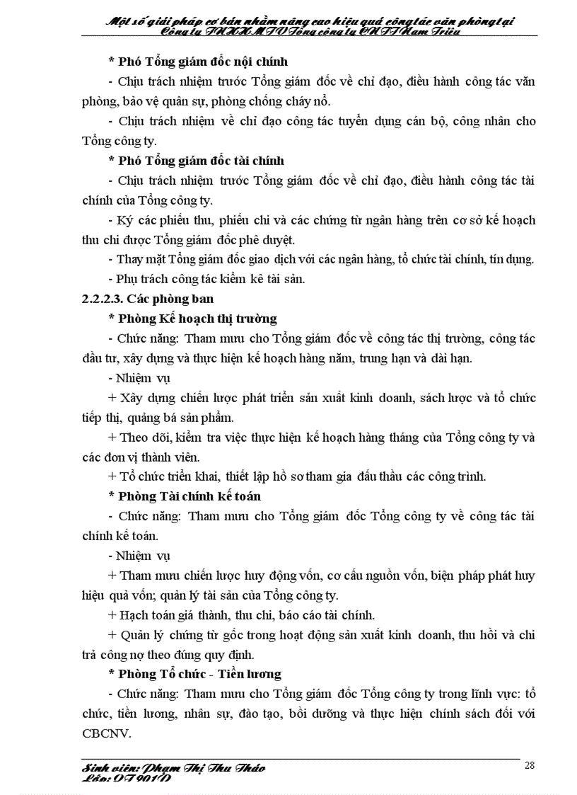 image for page Một số giải pháp cơ bản nhằm nâng cao hiệu quả công tác văn phòng tại Công ty THHH MTV Tổng Công ty CNTT Nam Triệu