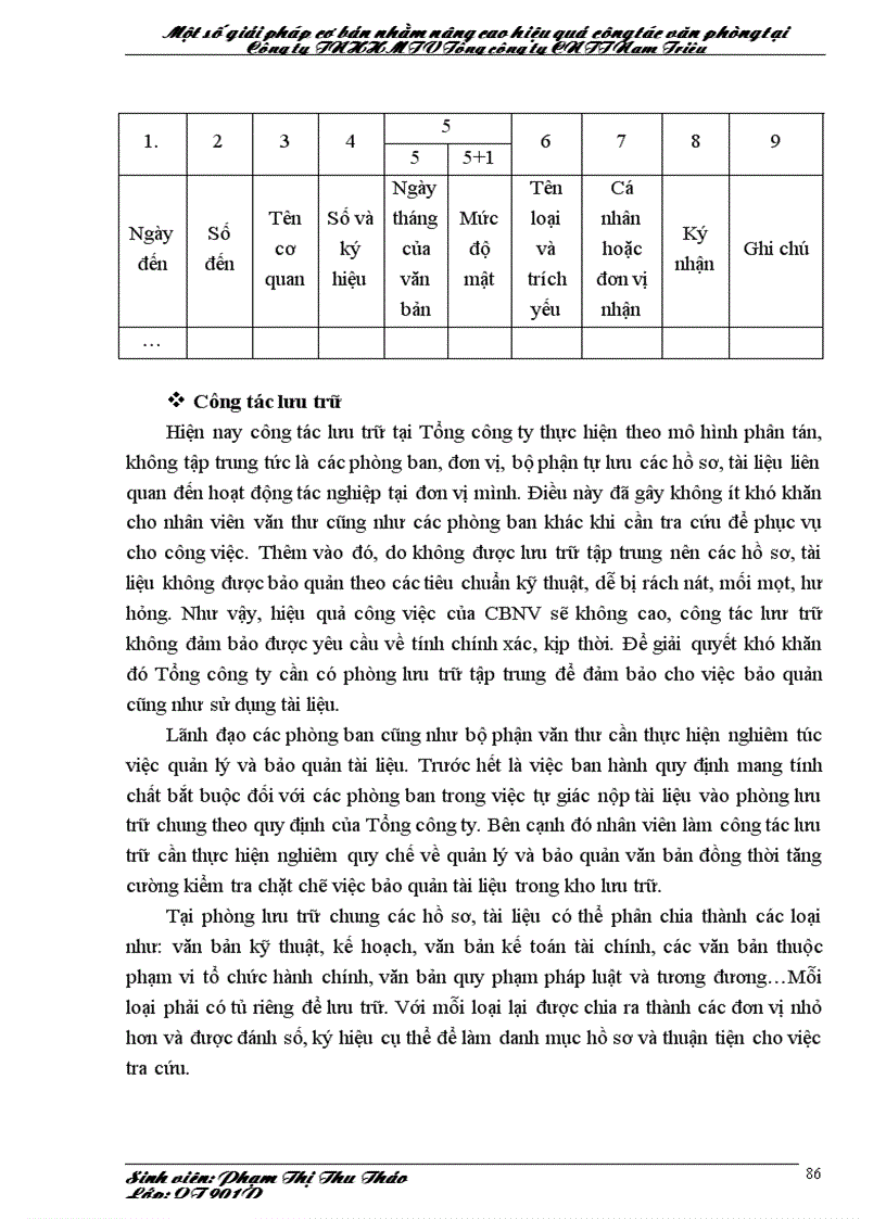 image for page Một số giải pháp cơ bản nhằm nâng cao hiệu quả công tác văn phòng tại Công ty THHH MTV Tổng Công ty CNTT Nam Triệu