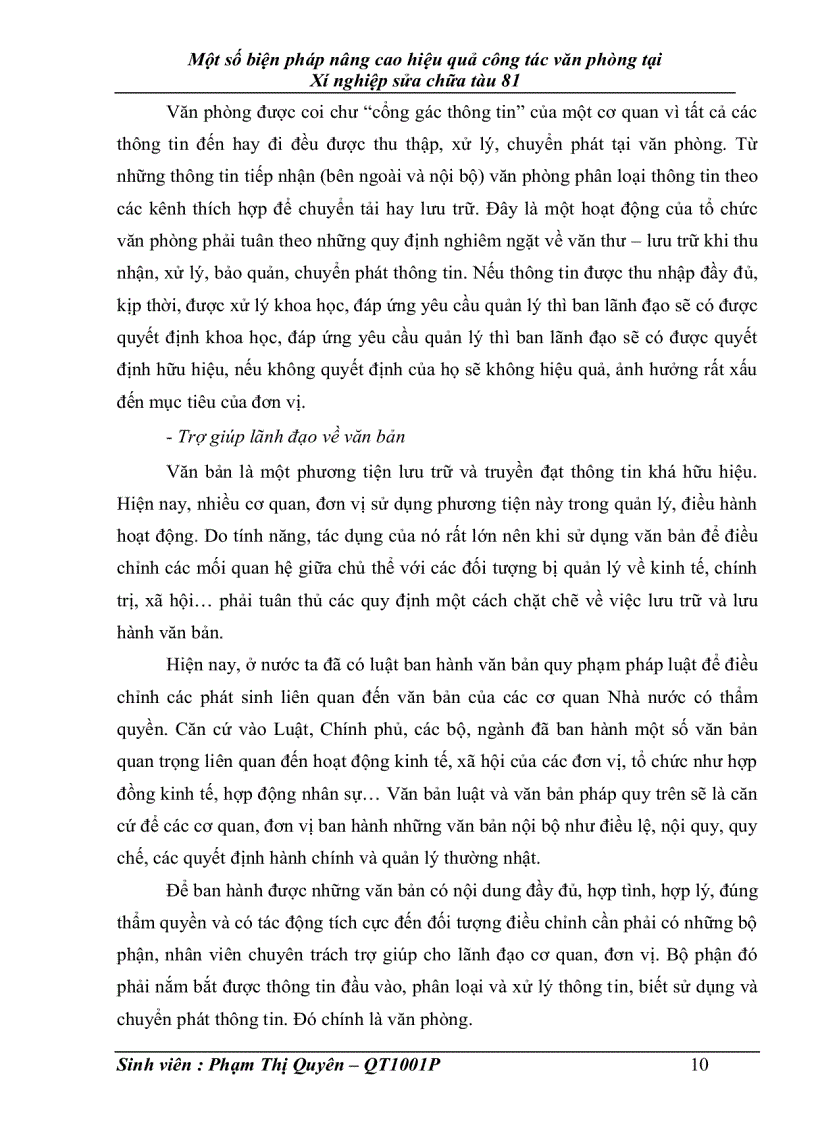 image for page Một số biện pháp nâng cao hiệu quả công tác văn phòng tại Xí nghiệp sửa chữa tàu 8