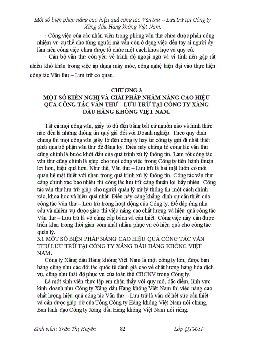 image for page Một số biện pháp nhằm nâng cao hiệu quả công tác Văn thư Lưu trữ tại Công ty Xăng dầu Hàng không Việt Nam