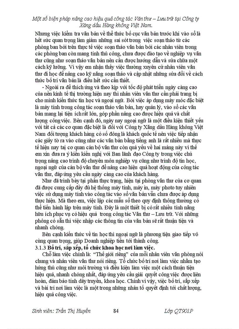 image for page Một số biện pháp nhằm nâng cao hiệu quả công tác Văn thư Lưu trữ tại Công ty Xăng dầu Hàng không Việt Nam