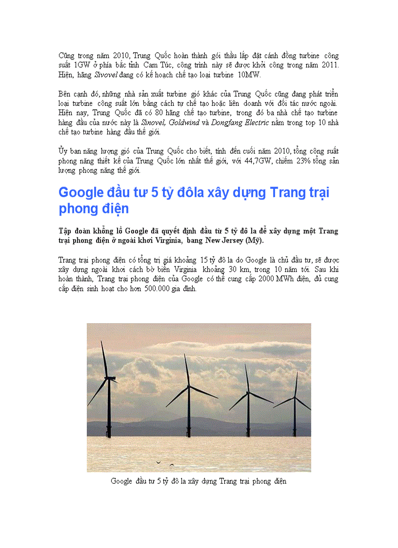 image for page Đồ án tổng quan về tình hình phát triển phong điện trên Thế Giới và Việt Nam