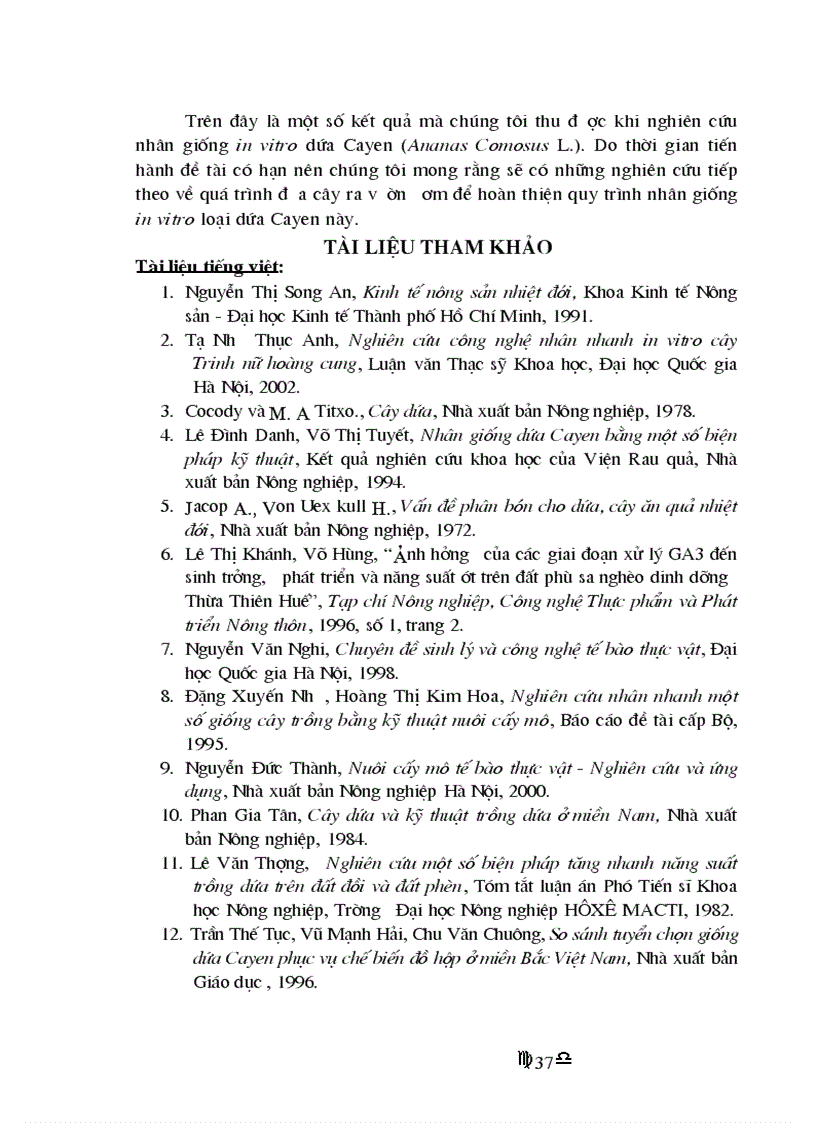 image for page Nhân giống in vitro dứa Cayen