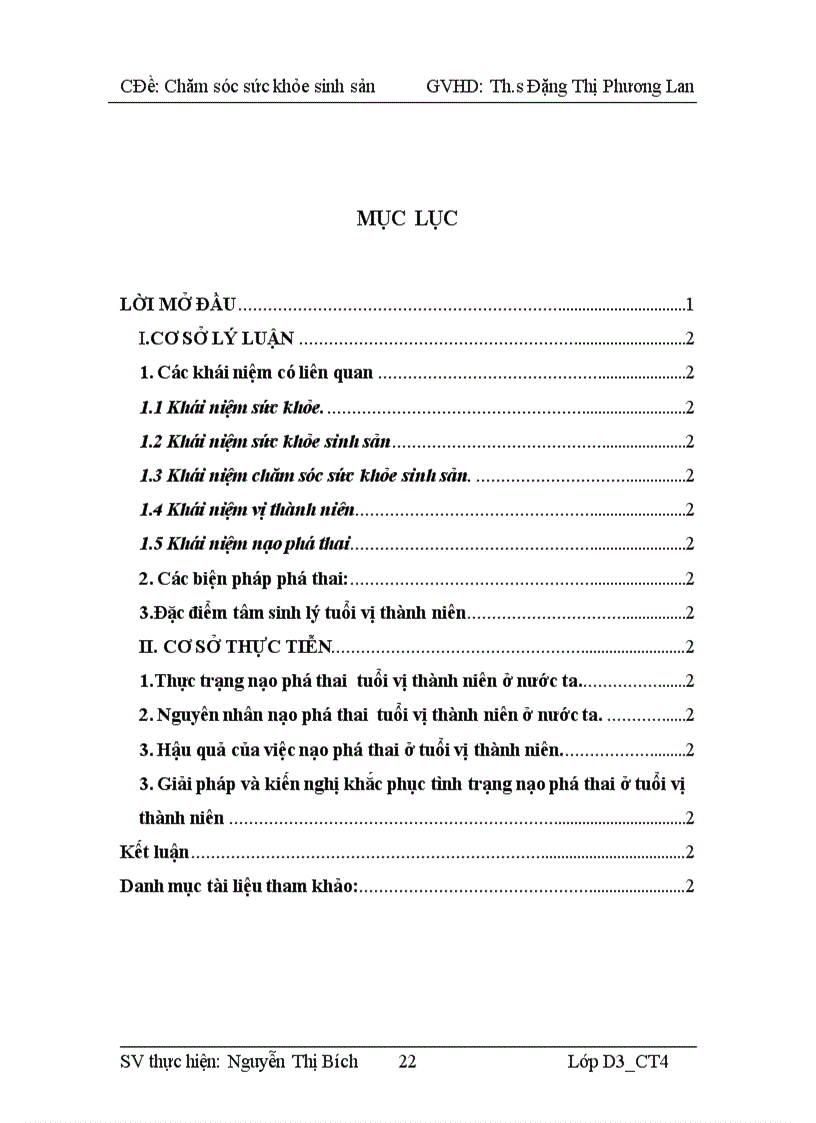 image for page Ảnh hưởng của việc nạo phá thai tới sức khỏe sinh sản tuổi vị thành niên ở Việt Nam