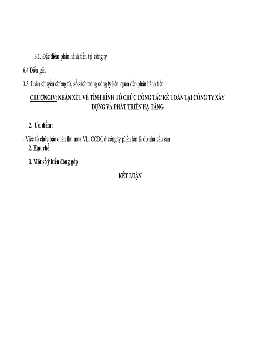 image for page Hình thức kế toán và tổ chức bộ máy kế toán trong công ty xây dựng và phát triển hạ tầng