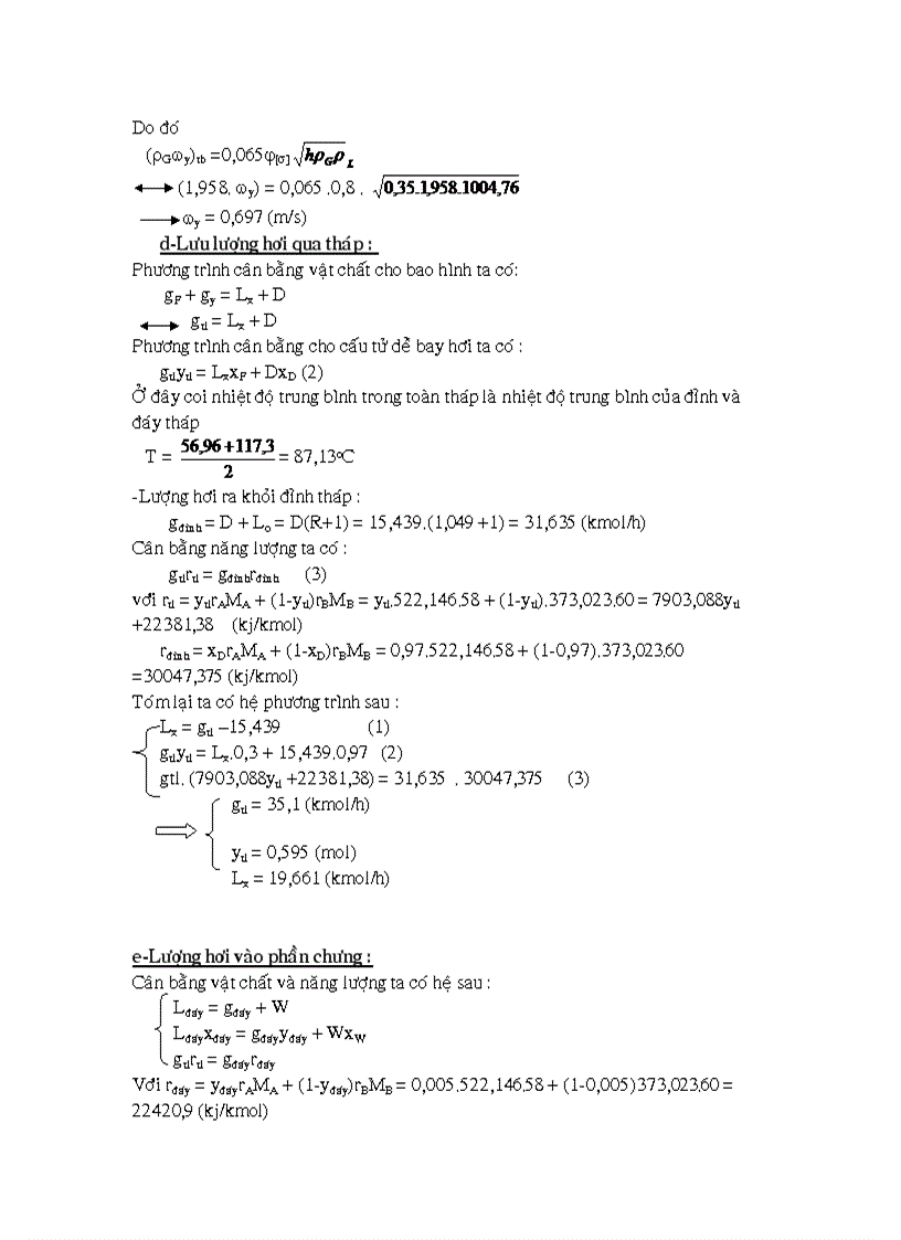 image for page Chưng cất aceton và nước thiết bị mâm chóp25