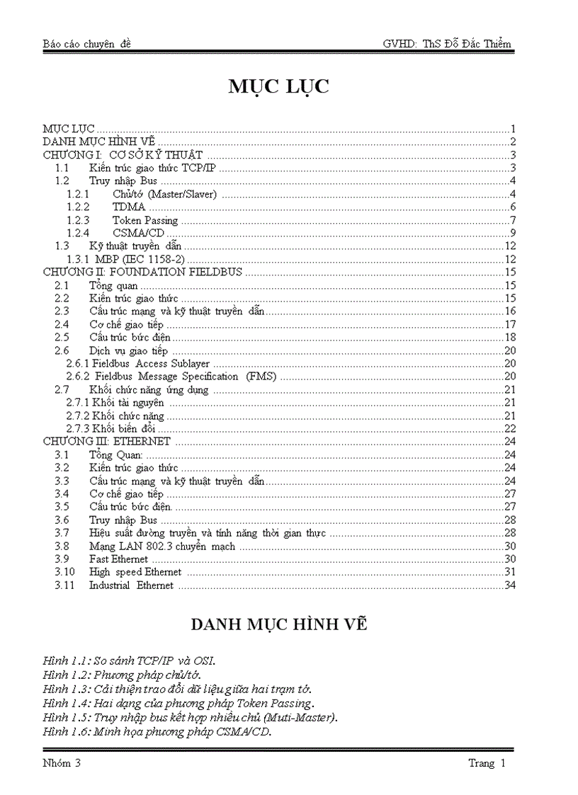 image for page Ethernet foundation filedbus và kiến trúc giao thức TCP IP