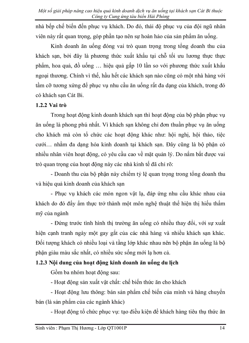 image for page Một số giải pháp nâng cao hiệu quả kinh doanh dịch vụ ăn uống tại khách sạn Cát Bi thuộc Công ty Cung ứng tàu biển Hải Phòng