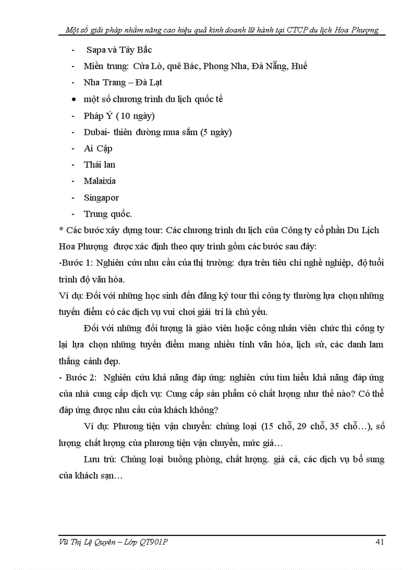 image for page Một số giải pháp nhằm nâng cao hiệu quả kinh doanh lữ hành tại công ty cổ phần du lịch Hoa Phượng