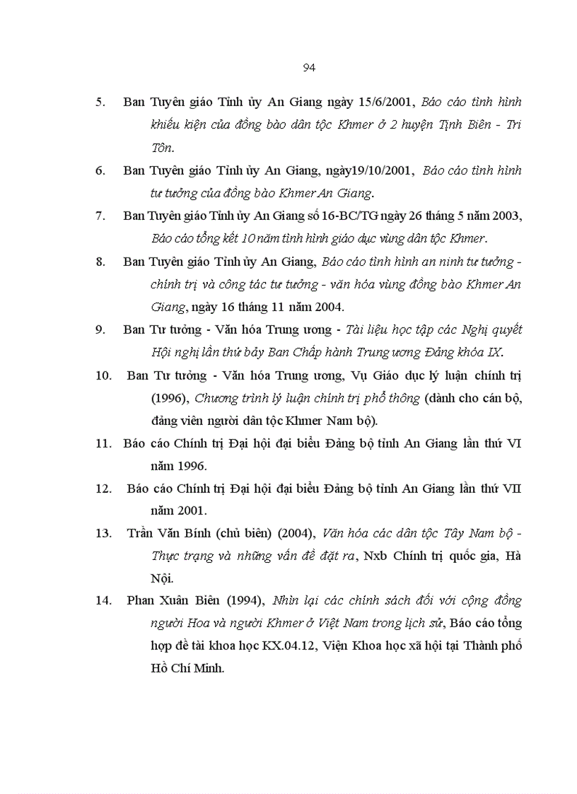 image for page Đảng bộ tỉnh An Giang lãnh đạo thực hiện chính sách dân tộc đối với đồng bào Khmer 1996 2004