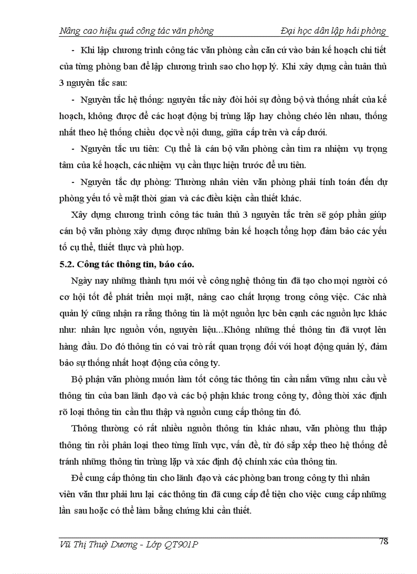 image for page Một số giải pháp nhằm nâng cao hiệu quả công tác văn phòng tại công ty cổ phần đầu tư Nam Đình Vũ