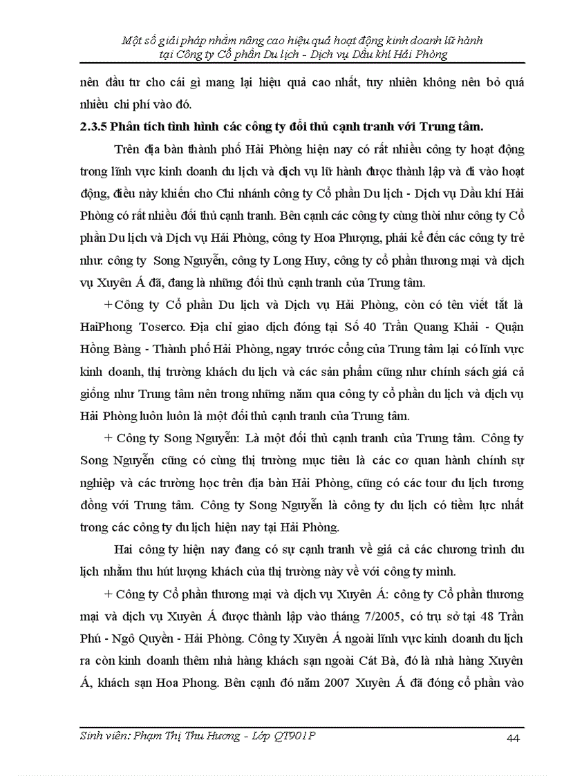 image for page Một số giải pháp nhằm nâng cao hiệu quả hoạt động kinh doanh lữ hành tại Chi nhánh công ty Cổ phần Du lịch Dịch vụ Dầu khí Hải Phòng