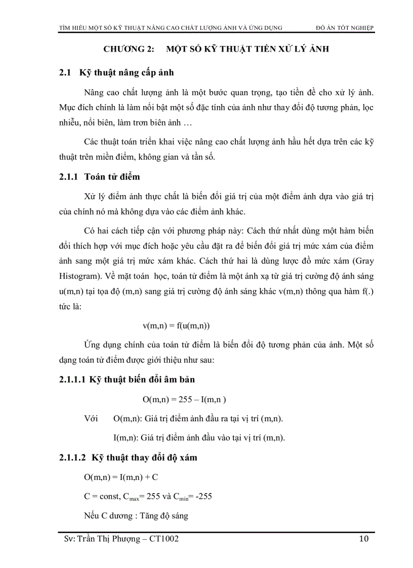 image for page Tìm hiểu một số kỹ thuật nâng cao chất lượng ảnh và ứng dụng