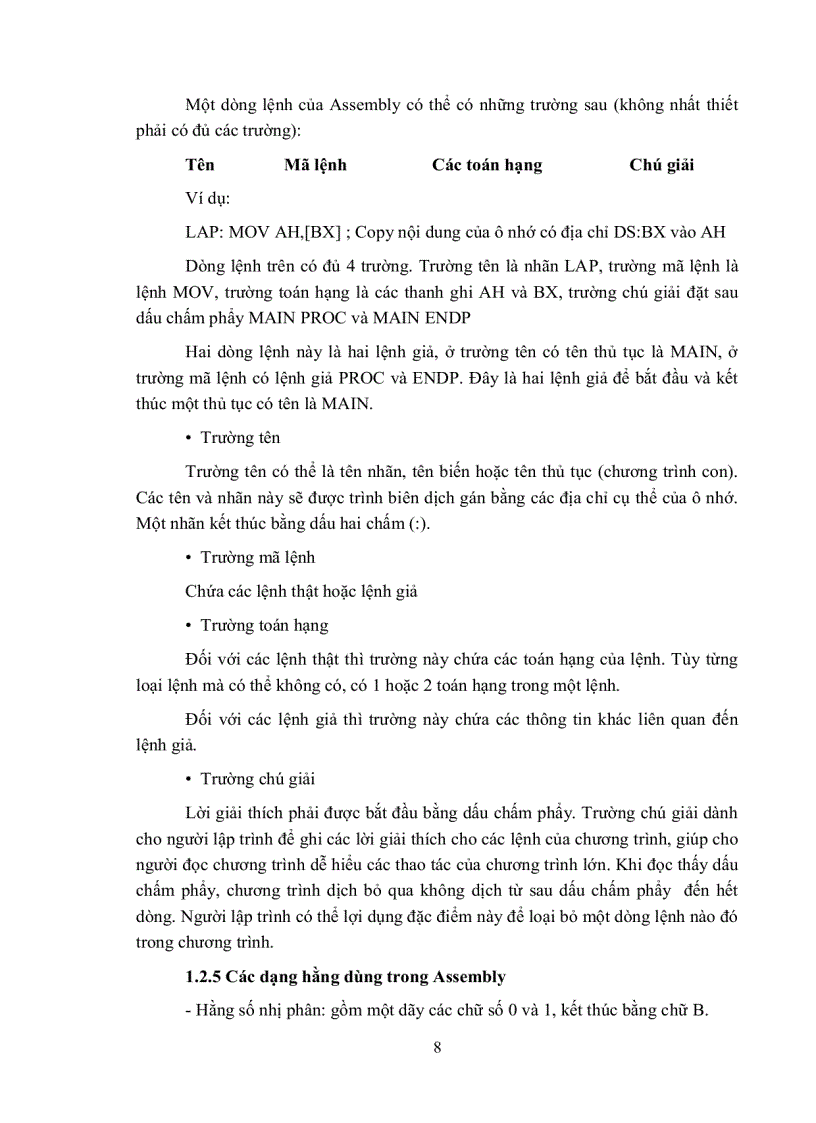 image for page Lập trình quản lý thư mục trong HDD bằng ngôn ngữ Assembly