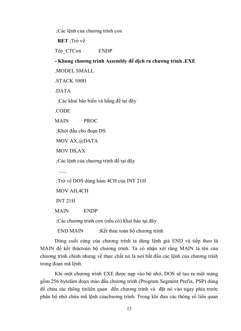 image for page Lập trình quản lý thư mục trong HDD bằng ngôn ngữ Assembly