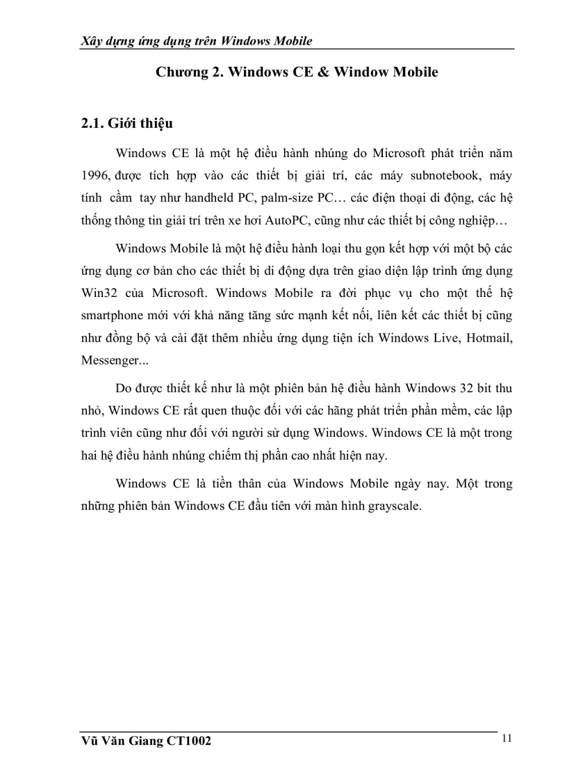 image for page Xây dựng ứng dụng trên Windows Mobile