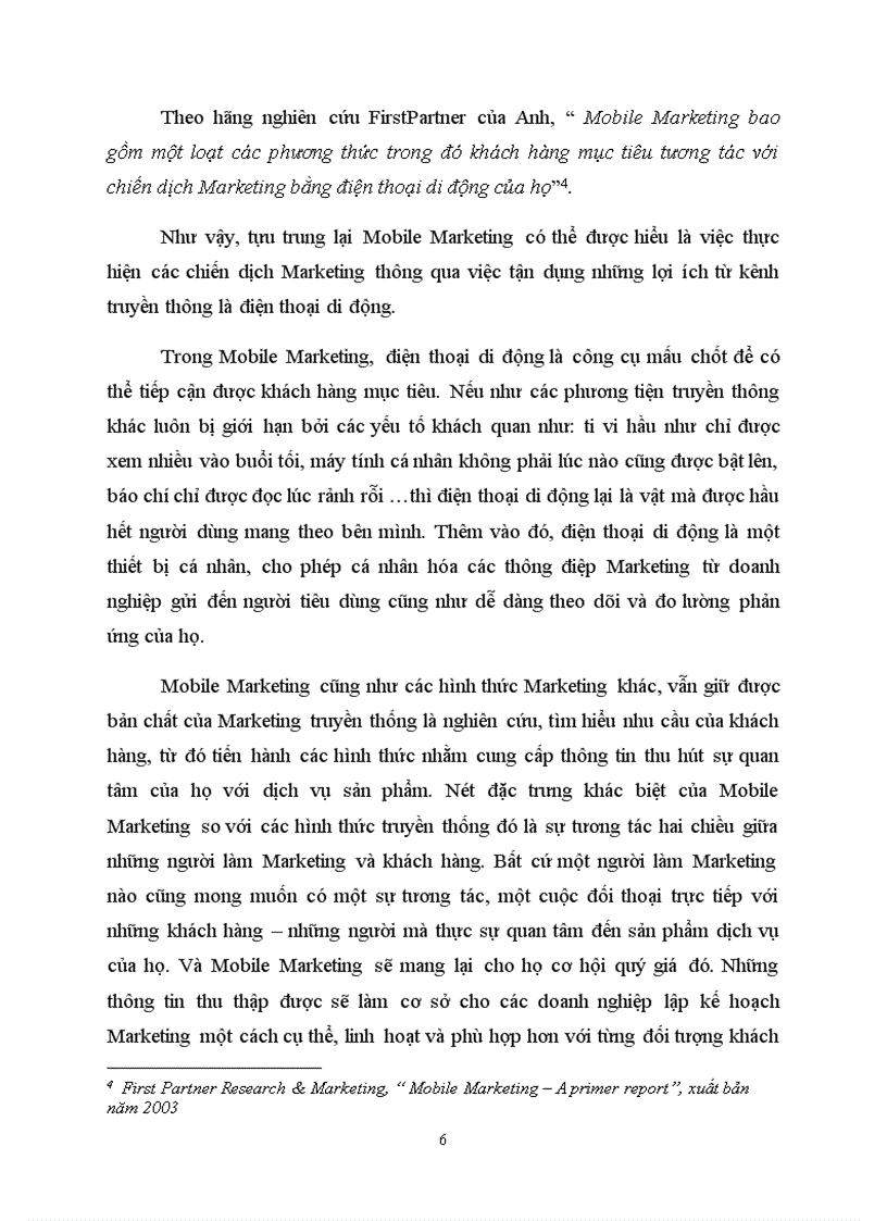 image for page Thực tiễn áp dụng Mobile Marketing tại các TNCs trên thế giới và bài học kinh nghiệm cho các doanh nghiệp Việt Nam