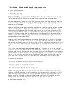 Tính minh bạch của pháp luật