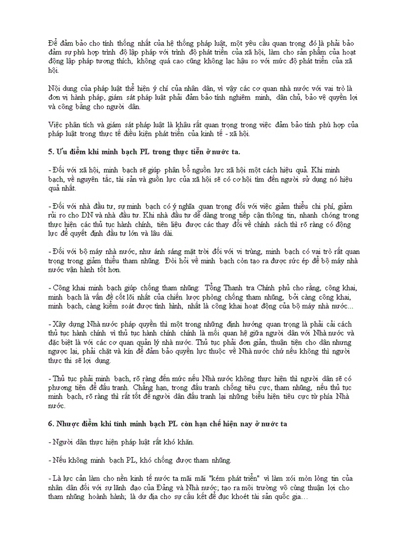 image for page Tính minh bạch của pháp luật