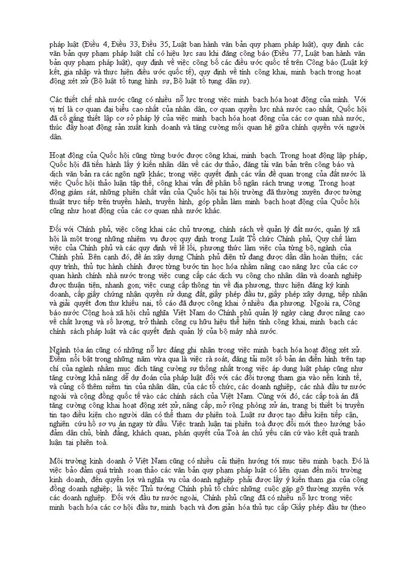 image for page Tính minh bạch của pháp luật