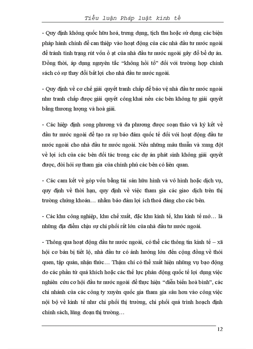 image for page Tại sao phải thu hút vốn đầu tư nước ngoài Theo em Nhà nước Việt Nam nên có những quy định như thế nào để vừa thui hút được vốn nước ngoài vừa bảo hộ được các nhà đầu tư trong nước