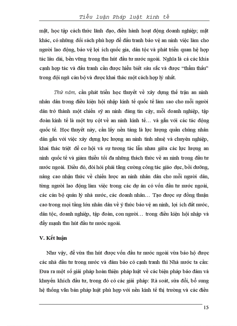 image for page Tại sao phải thu hút vốn đầu tư nước ngoài Theo em Nhà nước Việt Nam nên có những quy định như thế nào để vừa thui hút được vốn nước ngoài vừa bảo hộ được các nhà đầu tư trong nước