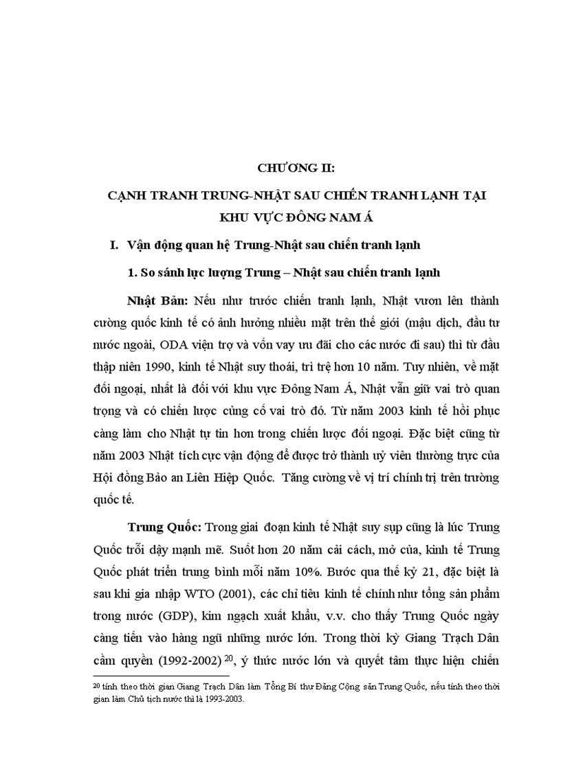 image for page Khóa luận DAV Cạnh tranh Trung Nhật tại khu vực Đông Nam Á sau chiến tranh lạnh