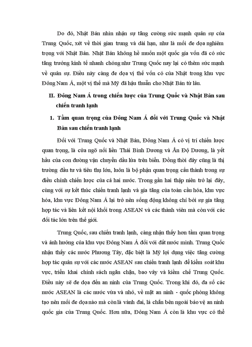 image for page Khóa luận DAV Cạnh tranh Trung Nhật tại khu vực Đông Nam Á sau chiến tranh lạnh