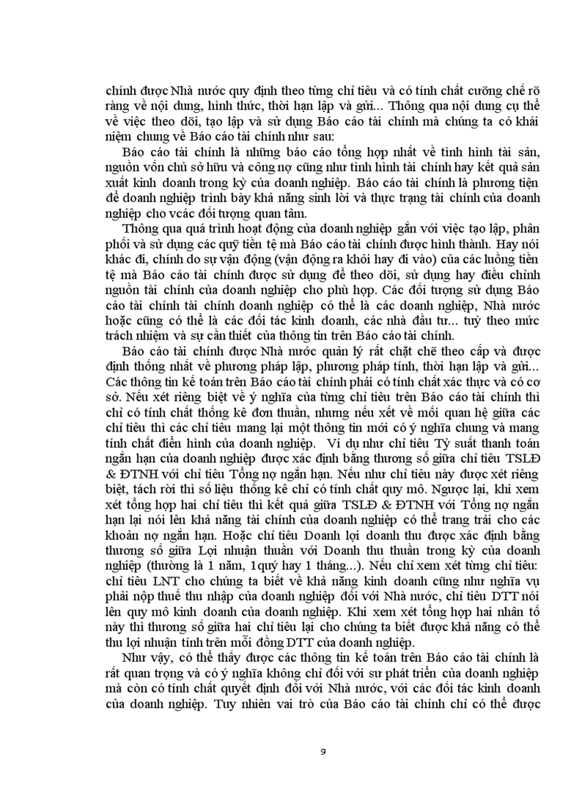image for page Báo cáo tài chính với việc phân tích tình hình tài chính của doanh nghiệp tại công ty xà phòng Hà Nội