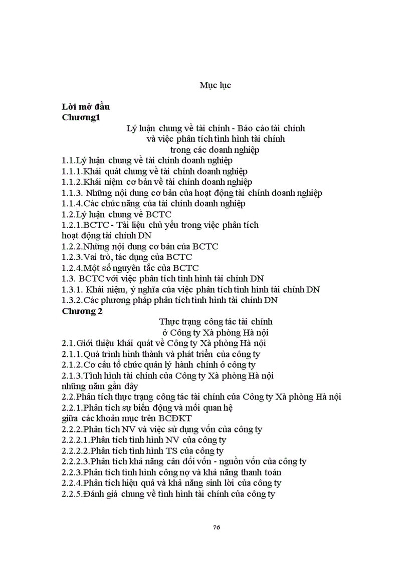 image for page Báo cáo tài chính với việc phân tích tình hình tài chính của doanh nghiệp tại công ty xà phòng Hà Nội