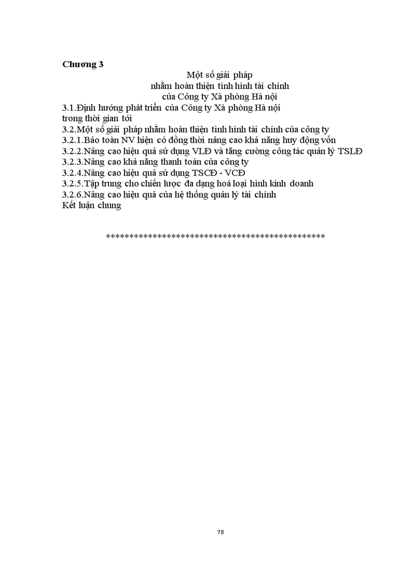 image for page Báo cáo tài chính với việc phân tích tình hình tài chính của doanh nghiệp tại công ty xà phòng Hà Nội