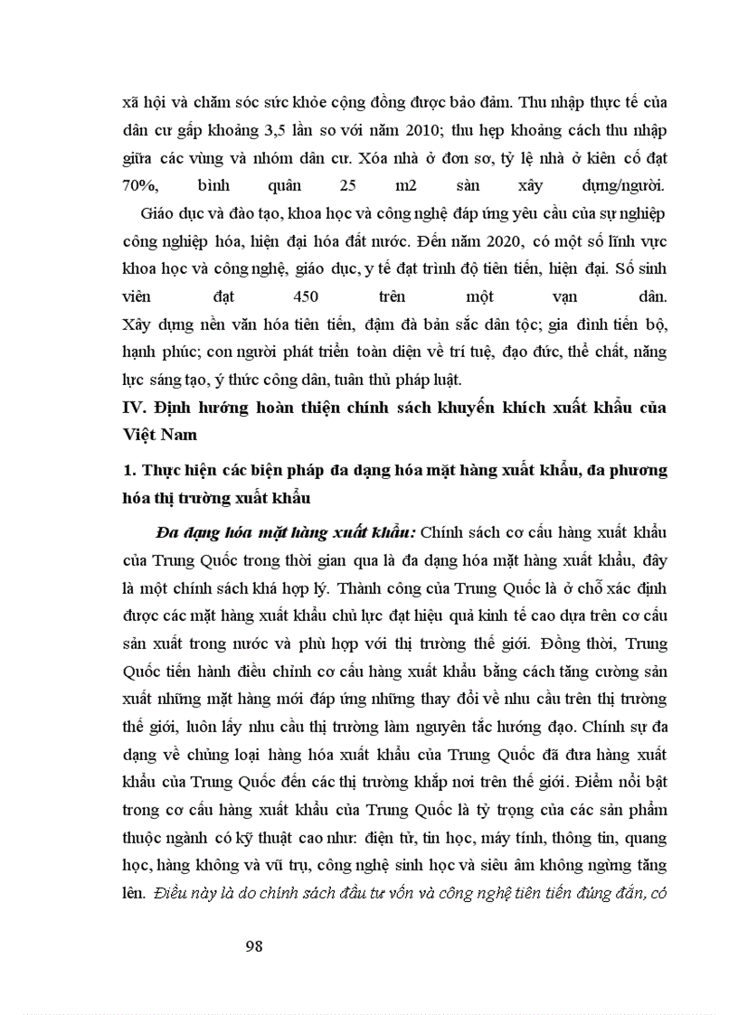 image for page Chính sách khuyến khích xuất khẩu của Trung Quốc và bài học kinh nghiệm cho Việt Nam