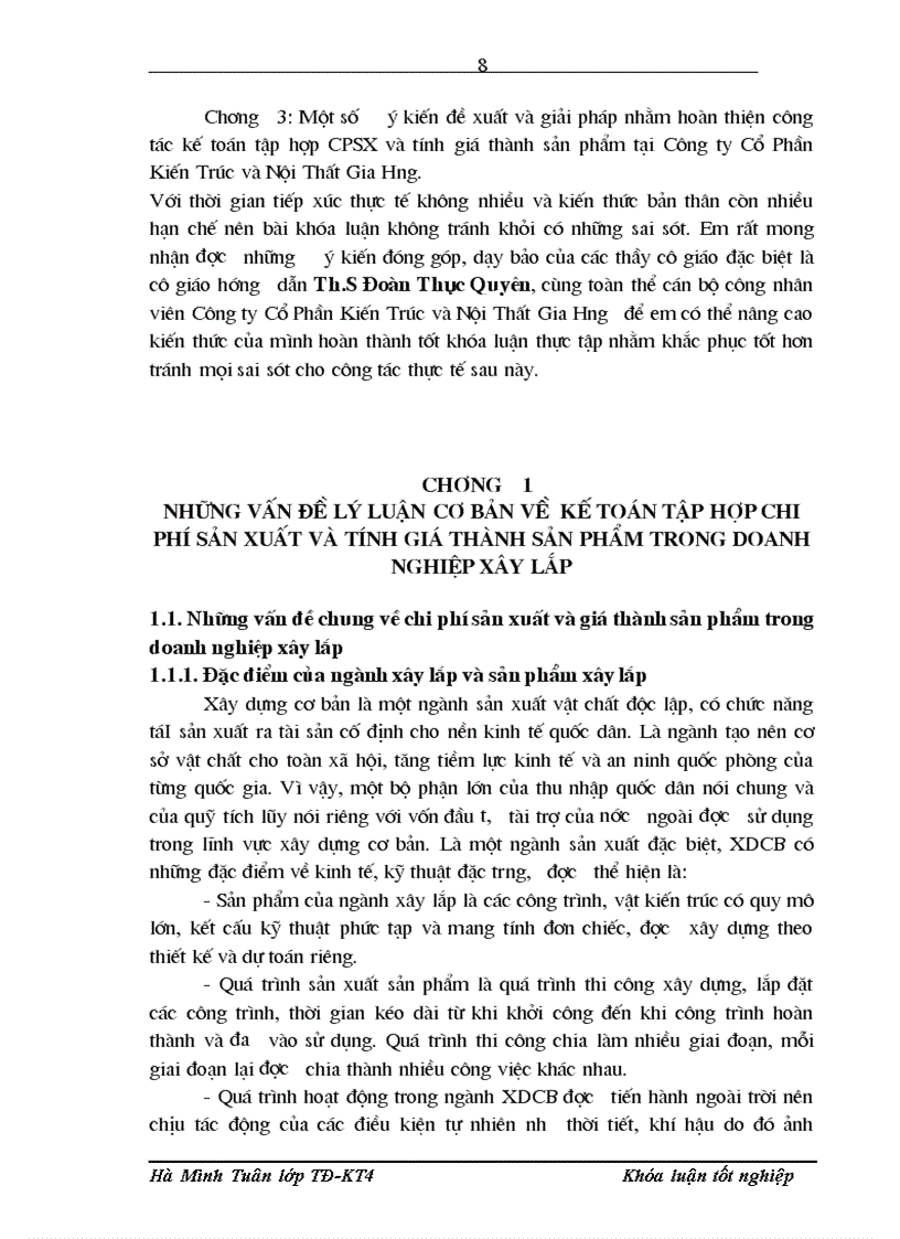 image for page Hoàn thiện công tác kế toán chi phí sản xuất và tính giá thành sản phẩm tại Công ty Cổ Phần Kiến Trúc và Nội Thất Gia Hưng