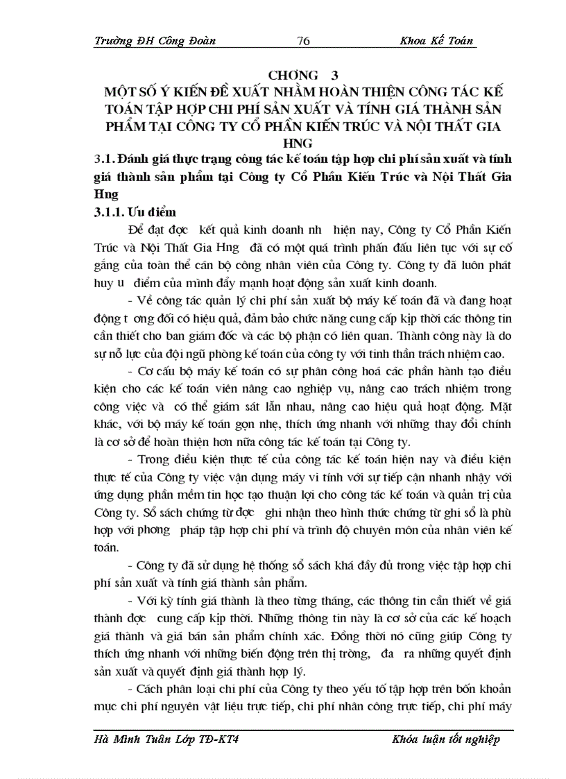 image for page Hoàn thiện công tác kế toán chi phí sản xuất và tính giá thành sản phẩm tại Công ty Cổ Phần Kiến Trúc và Nội Thất Gia Hưng
