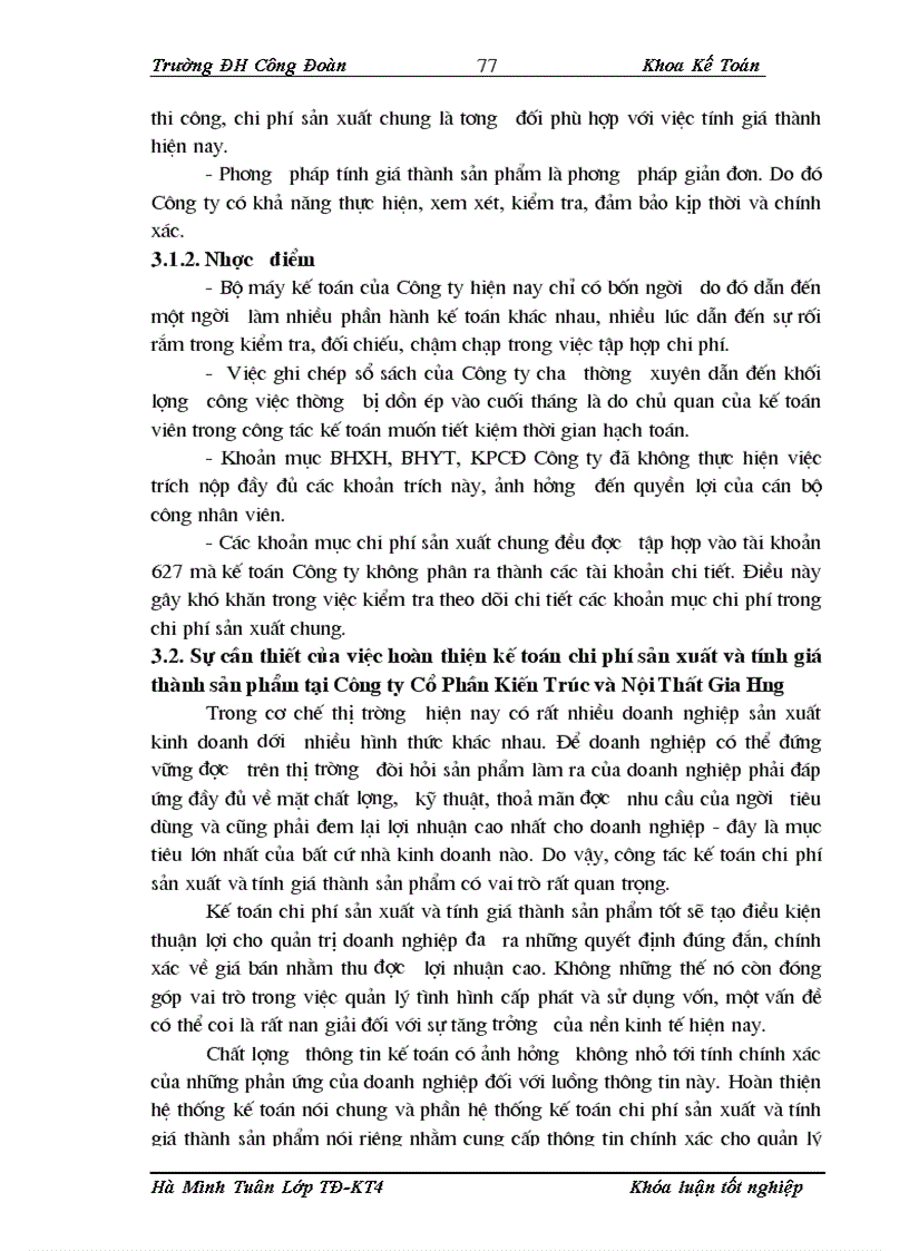 image for page Hoàn thiện công tác kế toán chi phí sản xuất và tính giá thành sản phẩm tại Công ty Cổ Phần Kiến Trúc và Nội Thất Gia Hưng