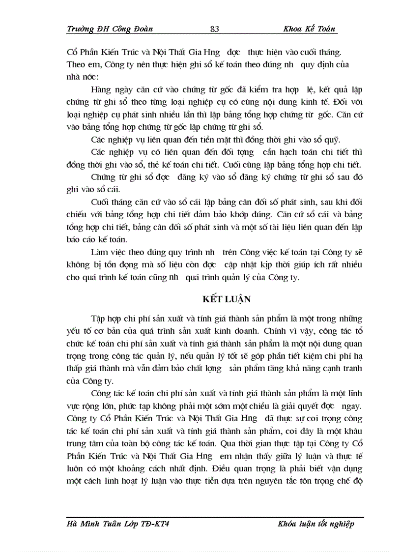 image for page Hoàn thiện công tác kế toán chi phí sản xuất và tính giá thành sản phẩm tại Công ty Cổ Phần Kiến Trúc và Nội Thất Gia Hưng