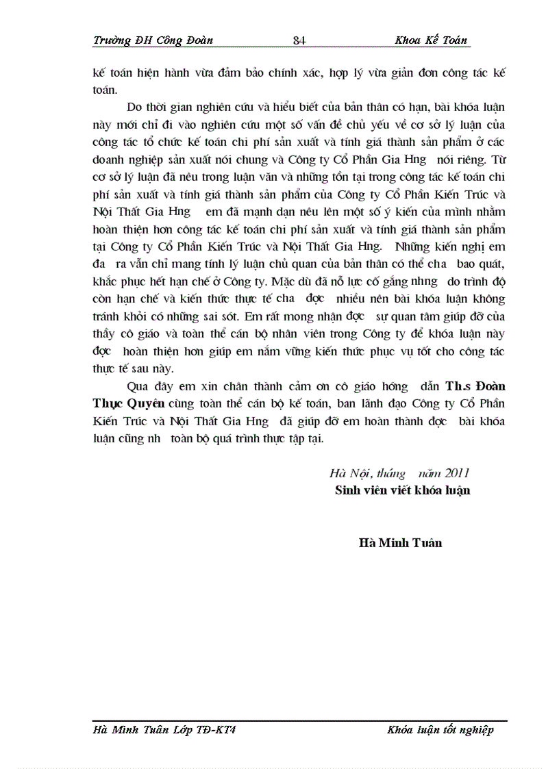 image for page Hoàn thiện công tác kế toán chi phí sản xuất và tính giá thành sản phẩm tại Công ty Cổ Phần Kiến Trúc và Nội Thất Gia Hưng