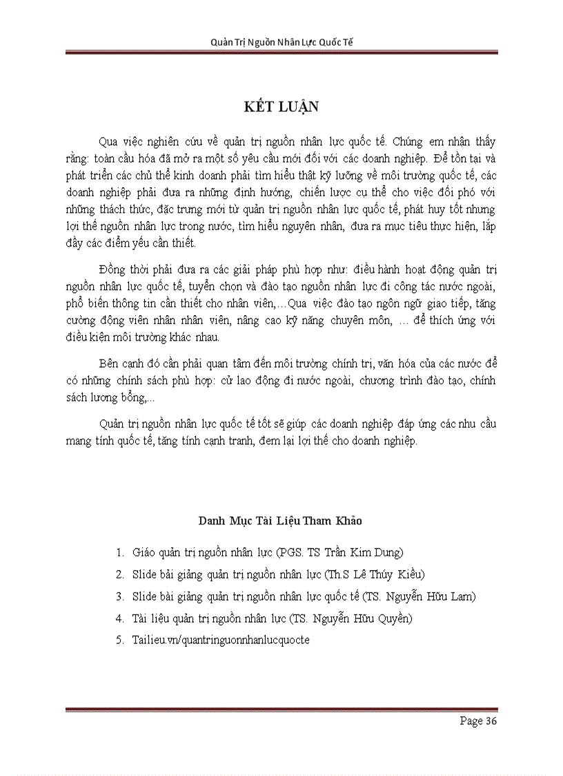 image for page Quản trị nguồn nhân lực quốc tế