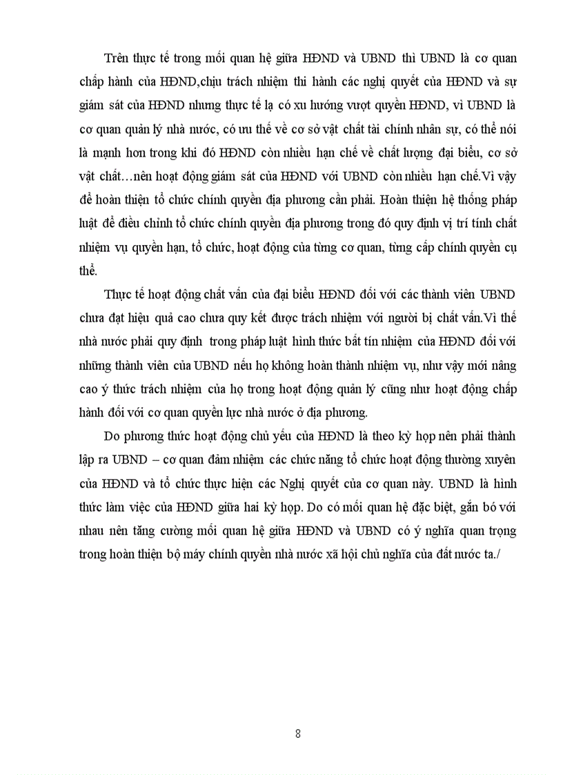 image for page Bài tập học kỳ Phân tích mối quan hệ giữa Hội đồng nhân dân và Ủy ban nhân dân cùng cấp theo pháp luật hiện hành