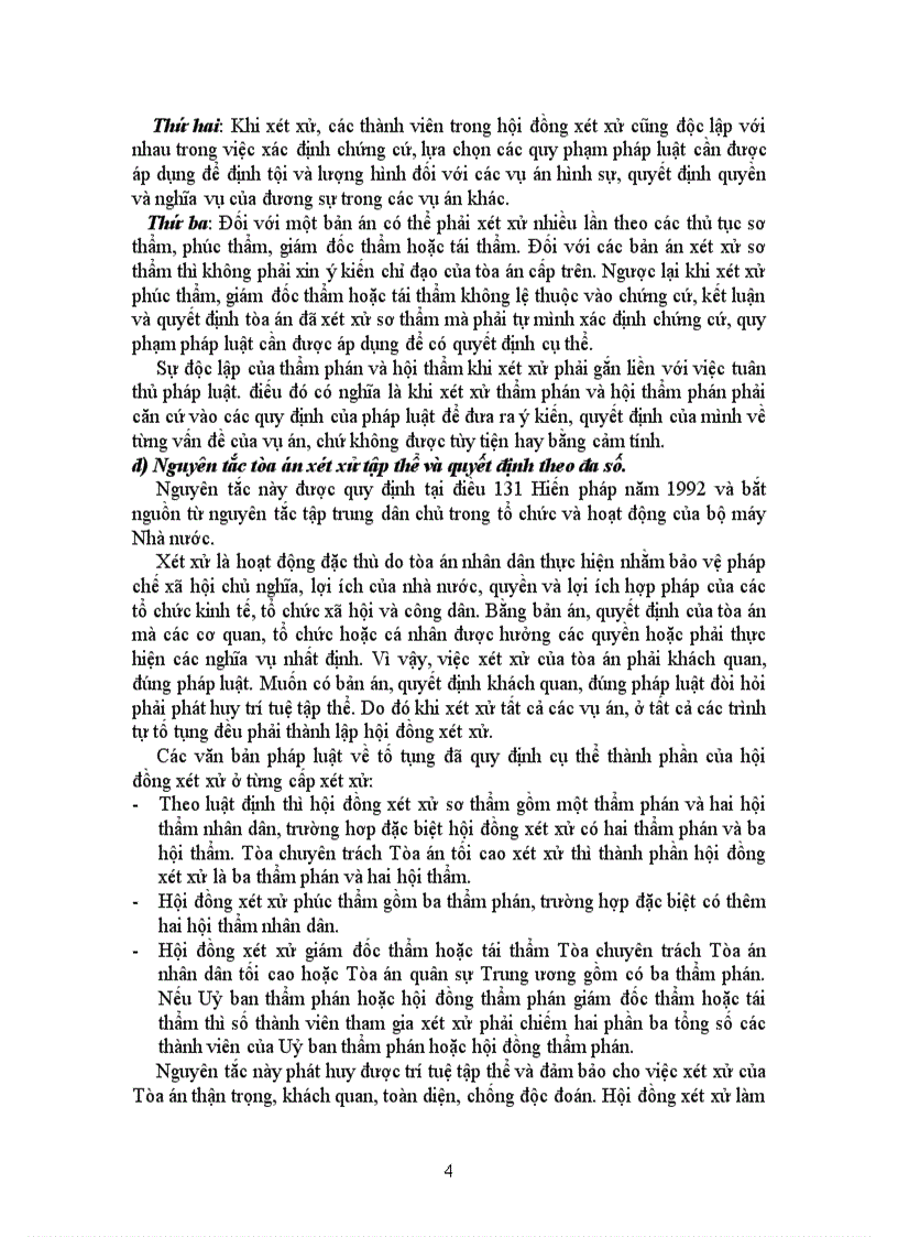 image for page Bài tập học kỳ Những nguyên tắc chủ yếu về tổ chức và hoạt động của Tòa án nhân dân