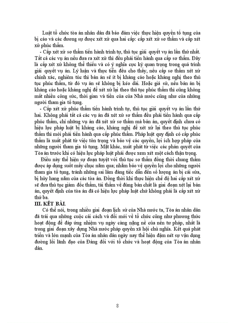 image for page Bài tập học kỳ Những nguyên tắc chủ yếu về tổ chức và hoạt động của Tòa án nhân dân