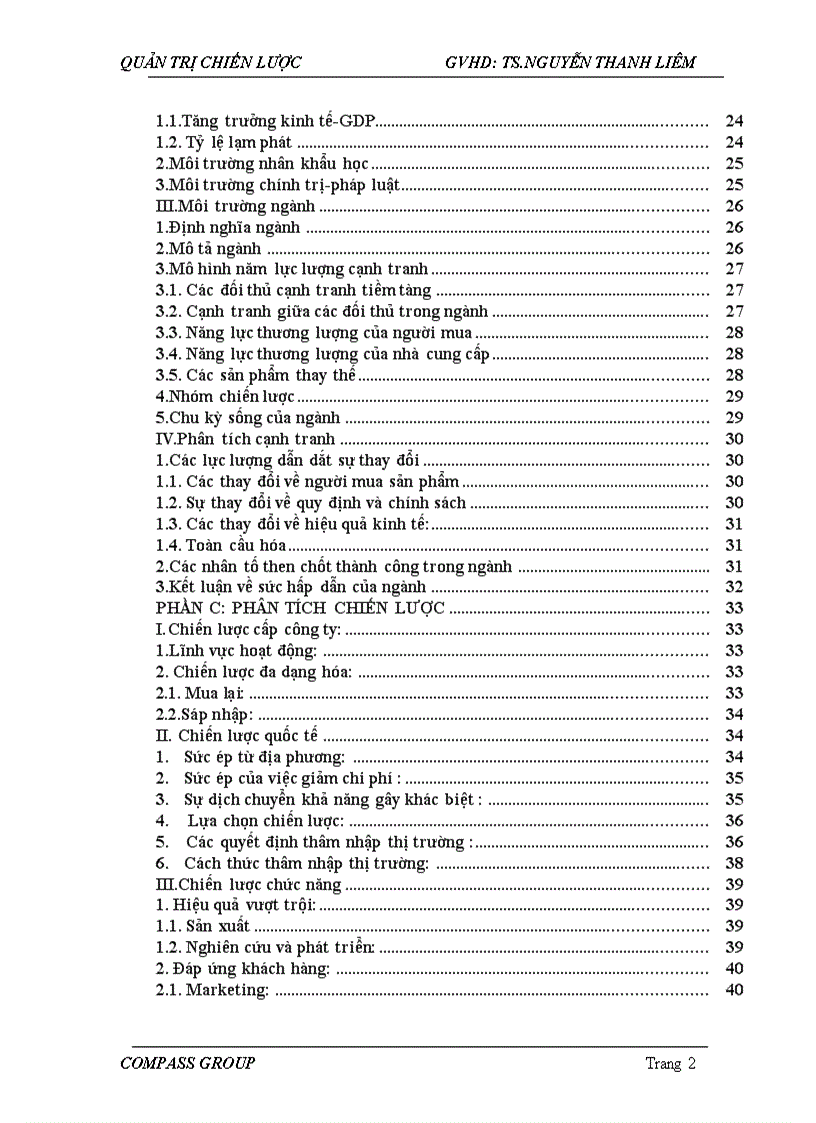 image for page Phân tích chiến lược của tập đoàn Compass Group