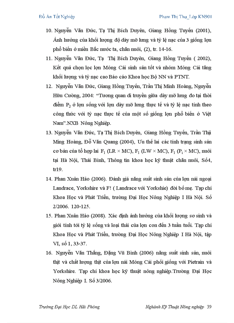 image for page Đánh giá khả năng sinh trưởng của hai giống lợn Yorkshire và Landrace giai đoạn từ sơ sinh đến 60 ngày tuổi tại Công ty cổ phần Đầu Tư và Phát Triển Nông Nghiệp Hải Phòng