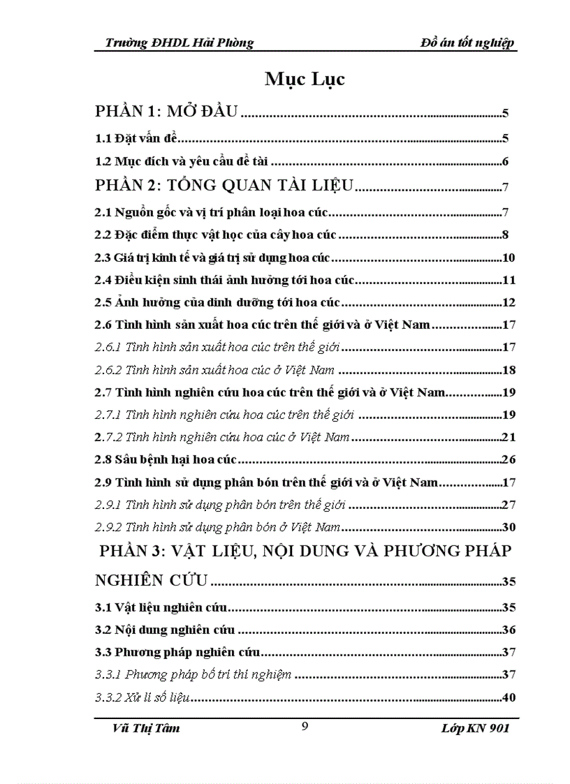 image for page Nghiên cứu ảnh hưởng của phân bón đến sự sinh trưởng phát triển cây hoa cúc vụ Xuân Hè